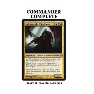 Nekusar, de Mindrazer GEDWONGEN KAARTVERTREKKING Magic Mtg Custom Commander Deck