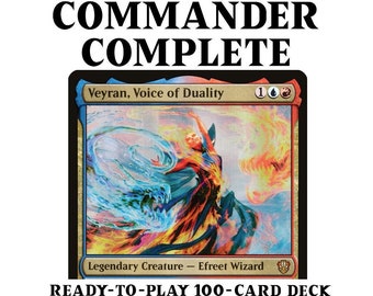 Veyran, Voice of Duality MAGECRAFT SPELLS Izzet Magic Mtg Custom Commander Deck
