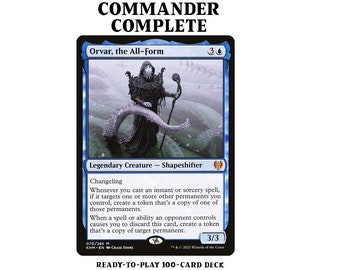 Orvar, the All-Form COPY PERMANENTS Magic MTG Custom Commander Deck