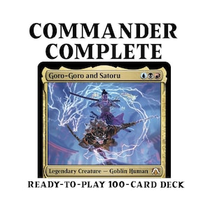 Goro-Goro and Satoru NINJAS and HASTE Magic MtG Commander Deck