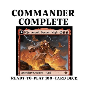 Ojer Axonil, Deepest Might BURN Noncombat Damage Magic MTG Custom Commander Deck