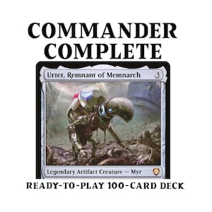 Urtet, overblijfsel van Memnarch MYR Tribal Five-Color Magic MTG Custom Commander-deck