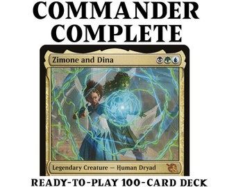 Zimone and Dina Landfall Sacrifice Card Draw Magic MTG Commander Deck