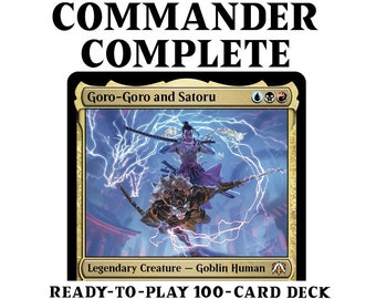 Goro-Goro and Satoru NINJAS and HASTE Magic MtG Commander Deck