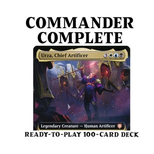 Urza, Chief Artificer Artifact Creatures Affinity Metalcraft Magic MTG Commander Deck