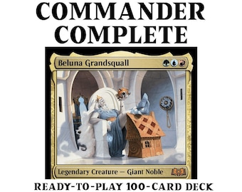 Beluna Grandsquall AVENTURAS Wilds of Eldraine Magic Mtg Custom Commander Deck