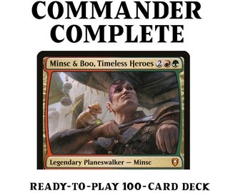 Minsc y Boo, Héroes atemporales Contadores +1/+1 Mazo de Commander personalizado de Magic MTG