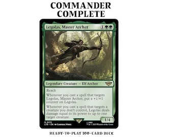 Legolas, Master Archer LotR SPELLS THAT TARGET Magic Mtg Custom Commander Deck