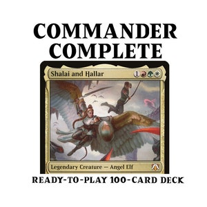 Shalai and Hallar +1/+1 COUNTERS Magic MTG Commander Deck