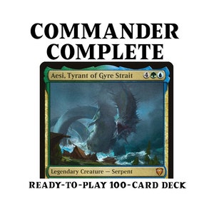 Aesi, Tyant of Gyre Strait LANDS RAMP Mana Simic Magic MTG Custom Commander Deck