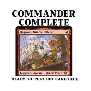 Ragavan, Nimble Pilferer PIRATES e TREASURE Magic MTG Custom Commander Deck