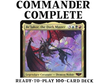 Be'lakor, the Dark Master DEMONS Warhammer 40k Magic MTG Custom Commander Deck