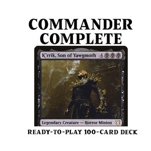 K&#39;rrik, Son of Yawgmoth Phyrexian Mana Lifegain Magic MTG Commander Deck