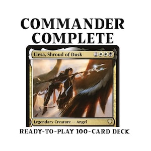 Liesa, Shroud of Dusk LIFE DRAIN LIFEGAIN Tax Magic Mtg Custom Commander Deck