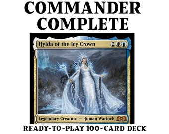 Hylda of the Icy Crown TAPPING ENEMY CREATURES Wilds of Eldraine Magic Mtg Custom Commander Deck