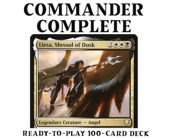 Liesa, Shroud of Dusk LIFE DRAIN LIFEGAIN Tax Magic Mtg Custom Commander Deck