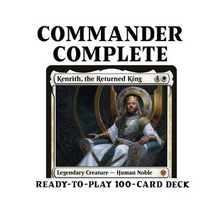 Kenrith, het teruggekeerde King Five-Color Control Combo Magic MTG Commander Deck