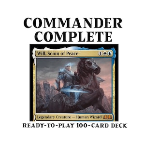 Will, Scion of Peace LIFEGAIN X-SPELLS WOE Wilds of Eldraine Magic Mtg Custom Commander Deck