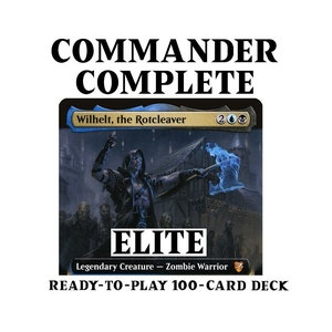 Wilhelt, the Rotcleaver ELITE Zombie Tribal Magic MTG Custom Commander Deck