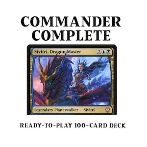 Sivitri, Maestra Dragón TRIBAL DE DRAGONES Mazo de comandante personalizado de Magic MTG