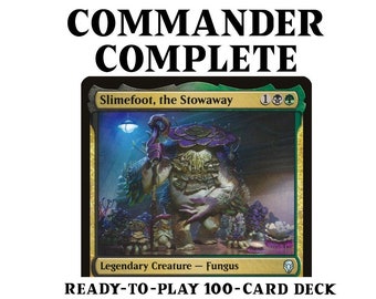 Slimefoot, the Stowaway Saproling Tribal Sacrifice Magic MTG Commander Deck
