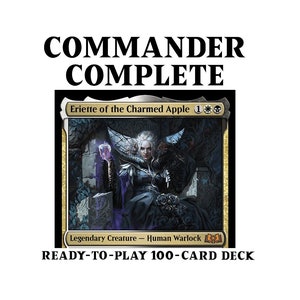Eriette of the Charmed Apple AURAS LIFE DRAIN Wilds of Eldraine Magic Mtg Custom Commander Deck