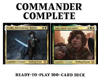 mtg frodo commander deck Frodo, Adventurous Hobbit and Sam, Loyal Attendant Lotr Magic Summon scores of soldiers and knights while keeping up card draw to replace your losses as you watch the opposition crumble.Éowyn protects her homeland of Rohan as a skilled rider and a shieldmaiden Frodo, Adventurous Hobbit | The