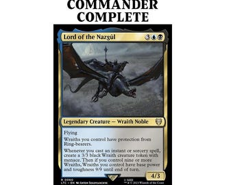 Lord of the Nazgul LotR INSTANTS and SORCERIES Magic MTG Custom Commander Deck