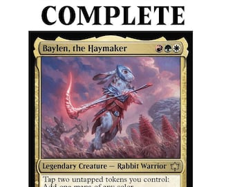 Baylen, the Haymaker Creature Tokens Offspring Magic MTG Custom Commander Deck