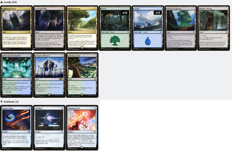 Ivy Gleeful Spellthief Copying Everything MTG Commander Deck Etsy