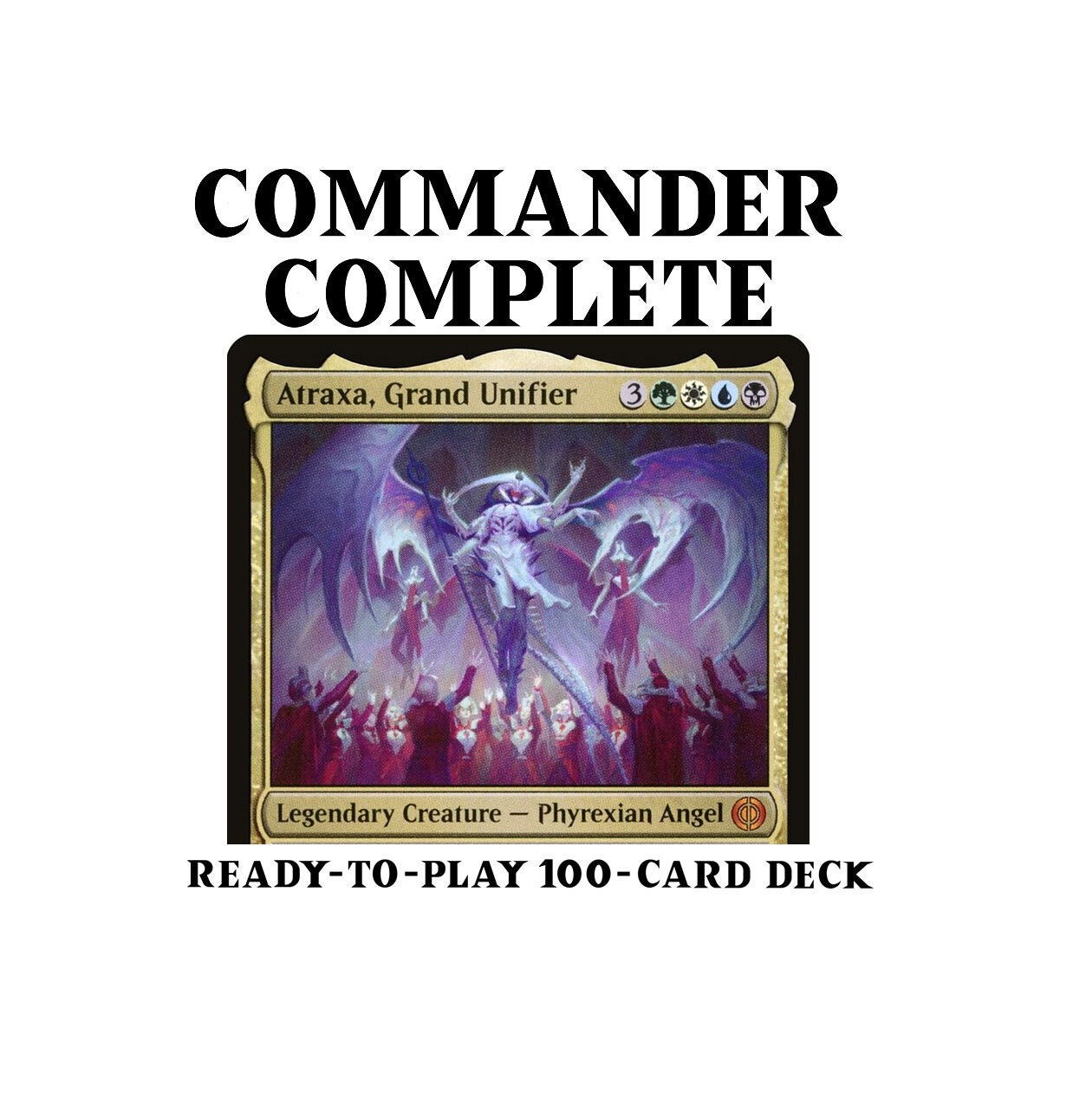 atraxa mtg commander deck MTG Commander Deck EDH Deck Atraxa, Grand Unifier 100 Magic Cards Custom  Deck Powerful