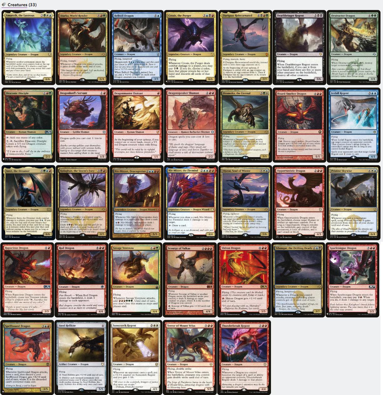 mtg dragon tribal commander deck Ur - Dragon Tiamat lets you search your library for any 5 DRAGONS you want The Ur-Dragon (Dragon Tribal) Complete