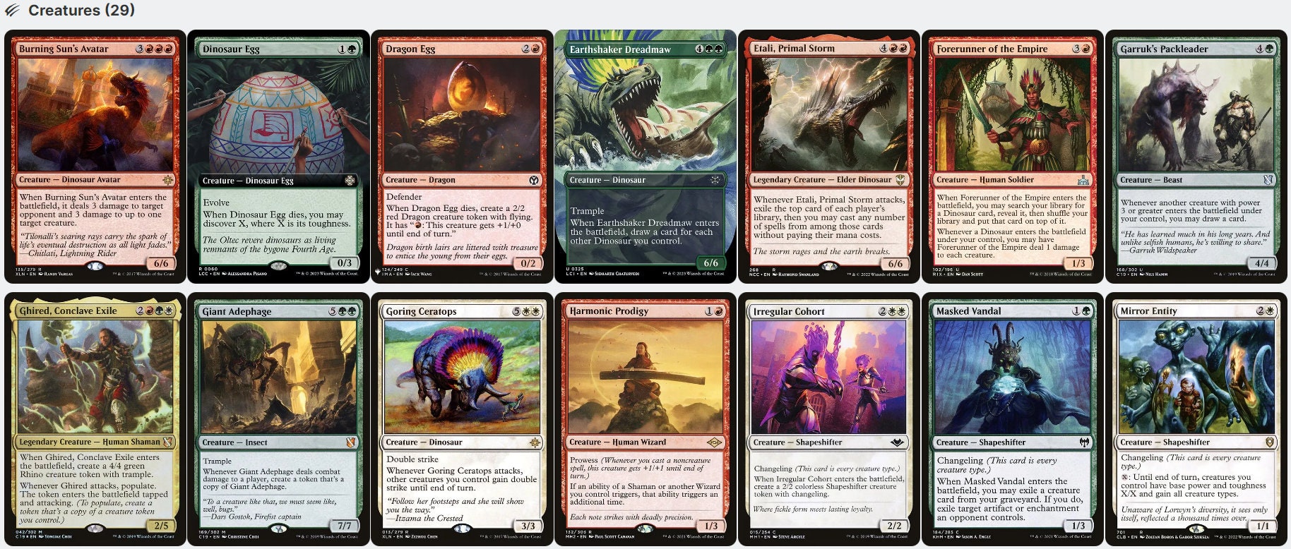 MTG Atla Palani, Nest Tender - Custom EDH Deck With Dinosaurs, Eldrazi & Dragons (MTG) Commander Deck MTG Atla Palani, Nest Tender - Custom EDH Deck With Dinosaurs, Eldrazi & Dragons (MTG) Commander Deck