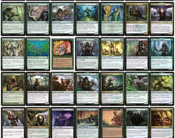 mtg elf commander deck list Elite Elf Deck - Blue Green Scry - Magic the Gathering - LOTR - 60 Card MTG!