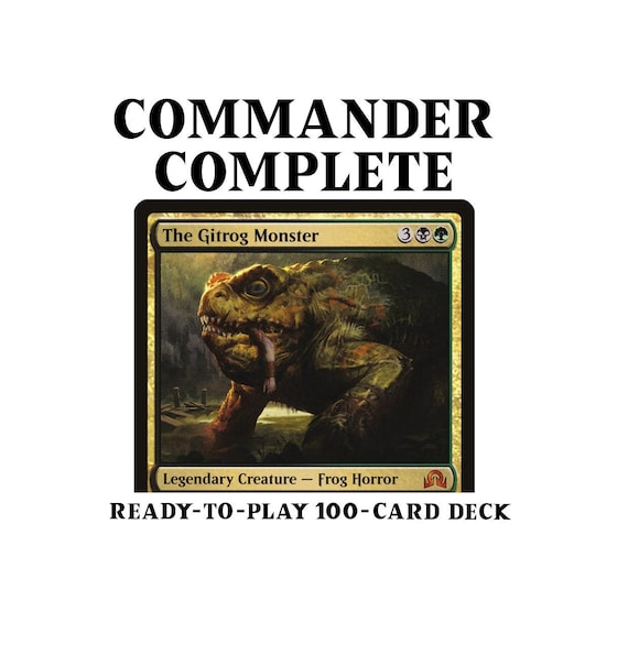 The Gitrog Monster Lands Magic MTG Commander Deck - Etsy