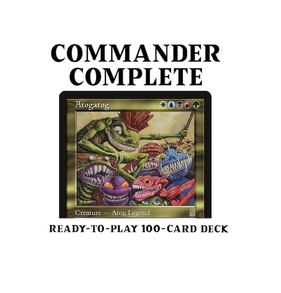 mtg changeling commander deck Atogatog Atog Tribal Changelings Sacrifice Magic CommanderComplete Atogatog Atog Changeling Tribal Sacrifice