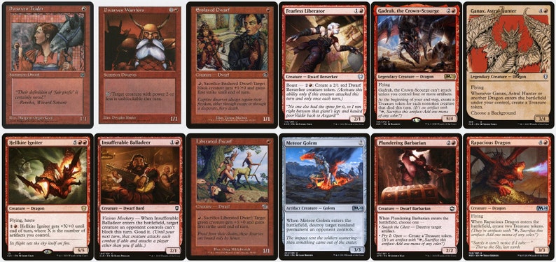 Magda, Brazen Outlaw Commander Deck EDH 100 Magic Cards Custom - Foto 3