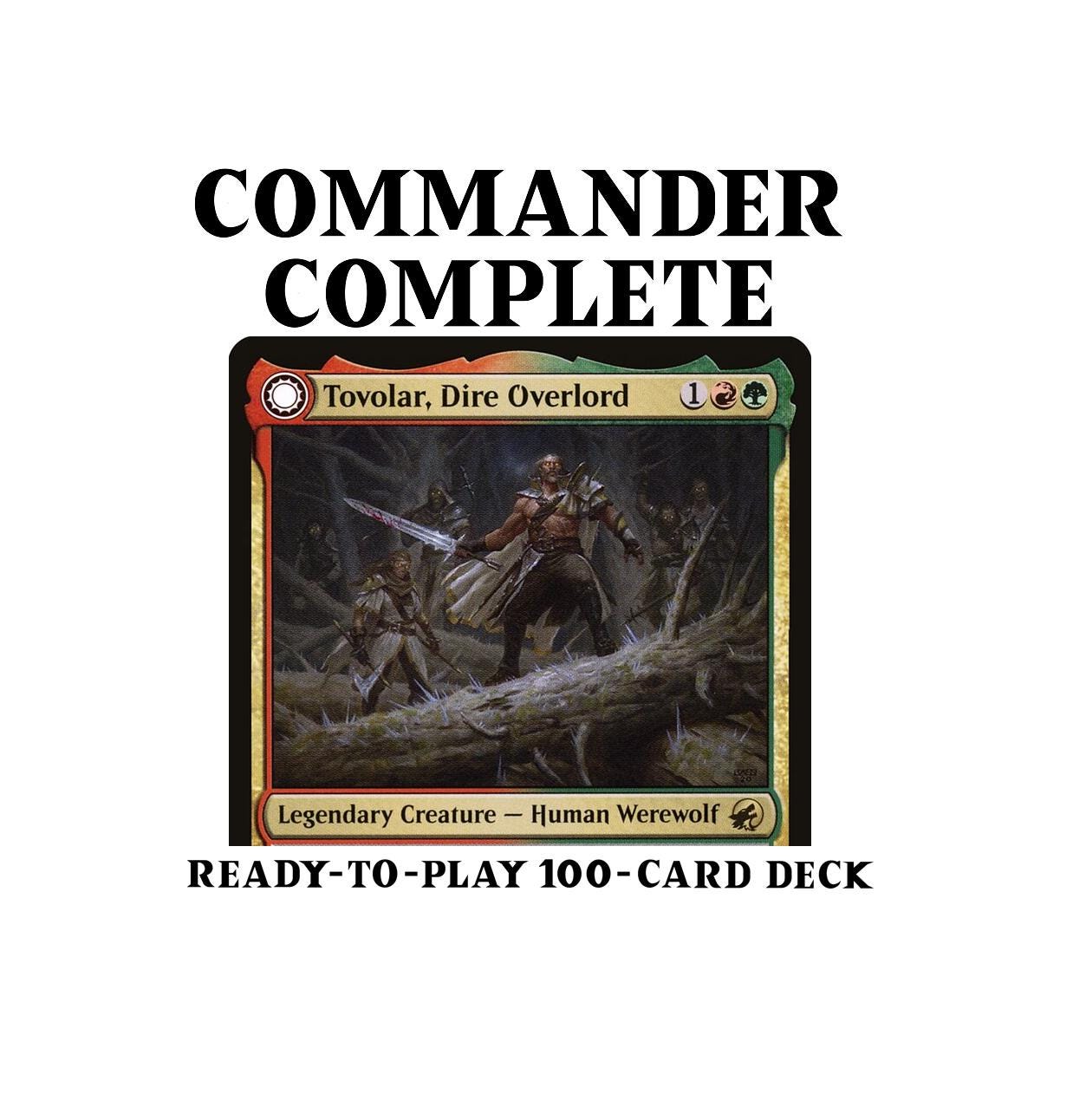 Tovolar, Dire Overlord Werewolves Werewolf Tribal Magic MTG Commander Deck  - Etsy