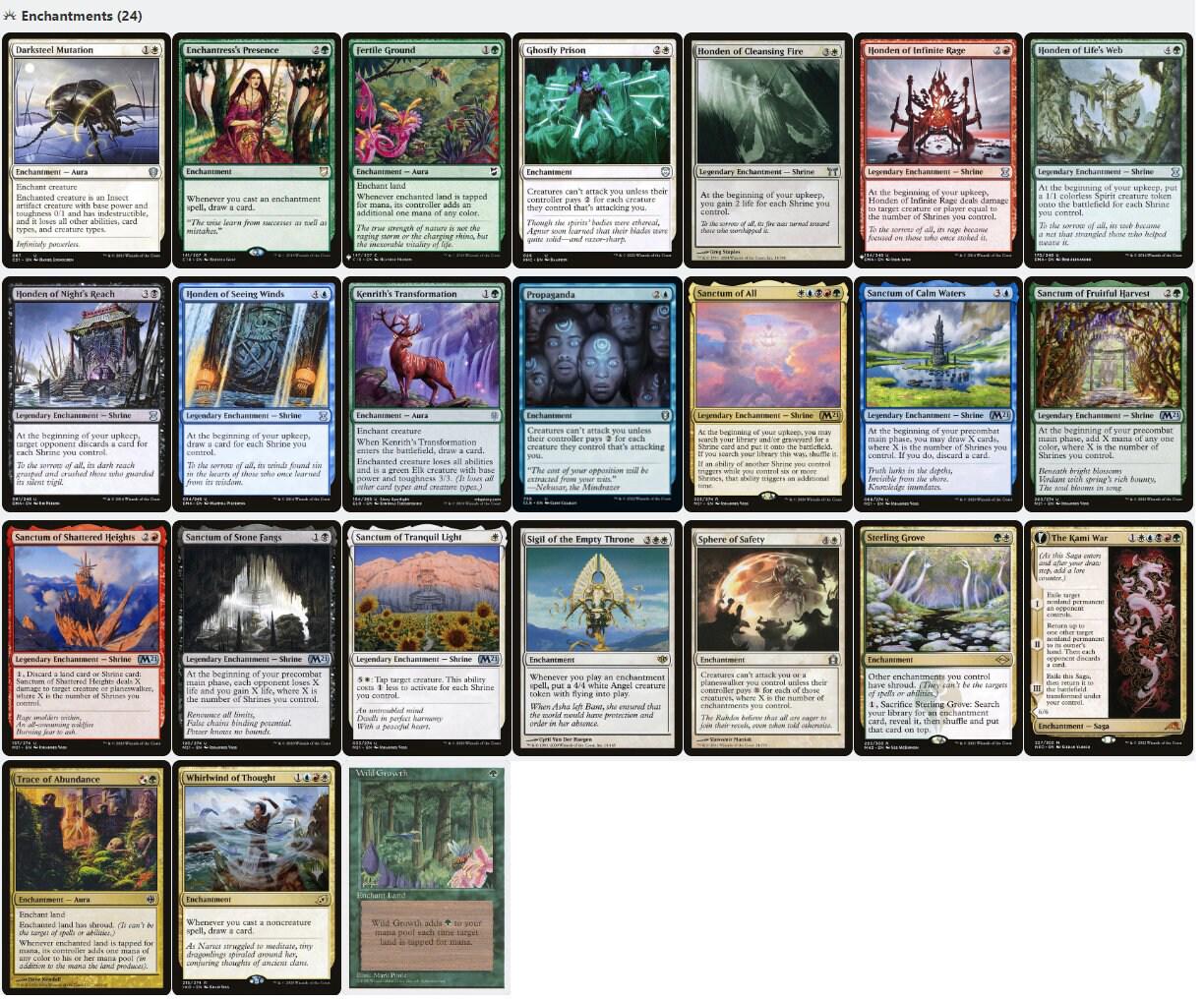 生命の起源の御神体 SHRINE ENCANTRESS マジック MTG カスタム統率者