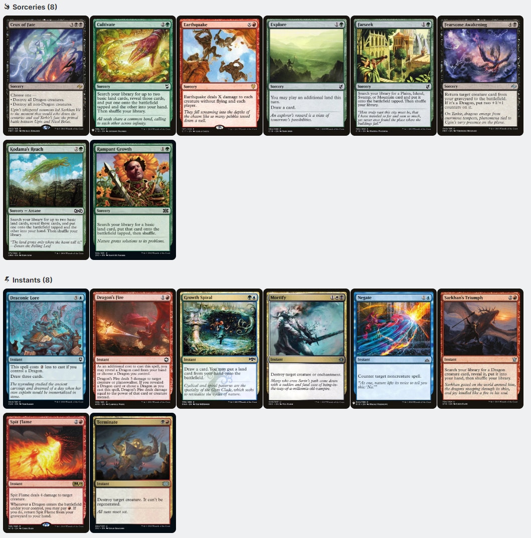 tiamat mtg commander deck MTG Commander Deck EDH Deck Tiamat 100 Magic Cards Custom Deck Dragon Deck  5 Colors