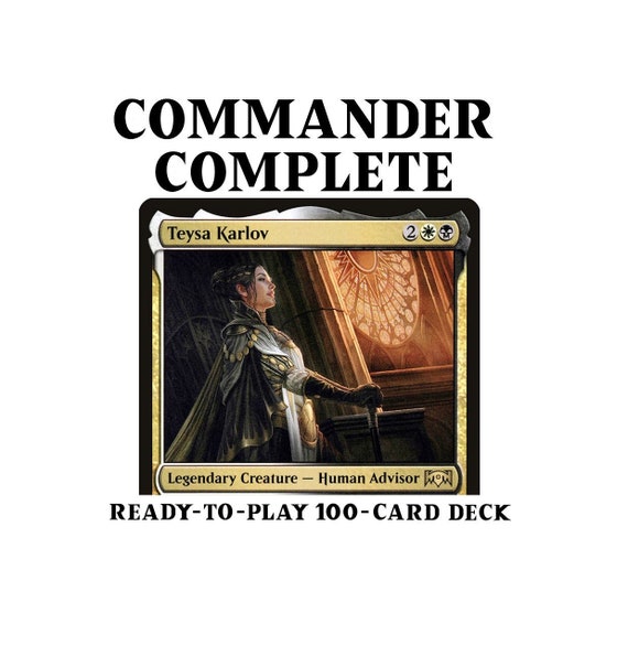 Teysa Karlov Creature Sacrifice Tokens Magic MTG Commander Deck - Etsy Teysa Karlov Creature Sacrifice Tokens Magic MTG Commander Deck - Etsy