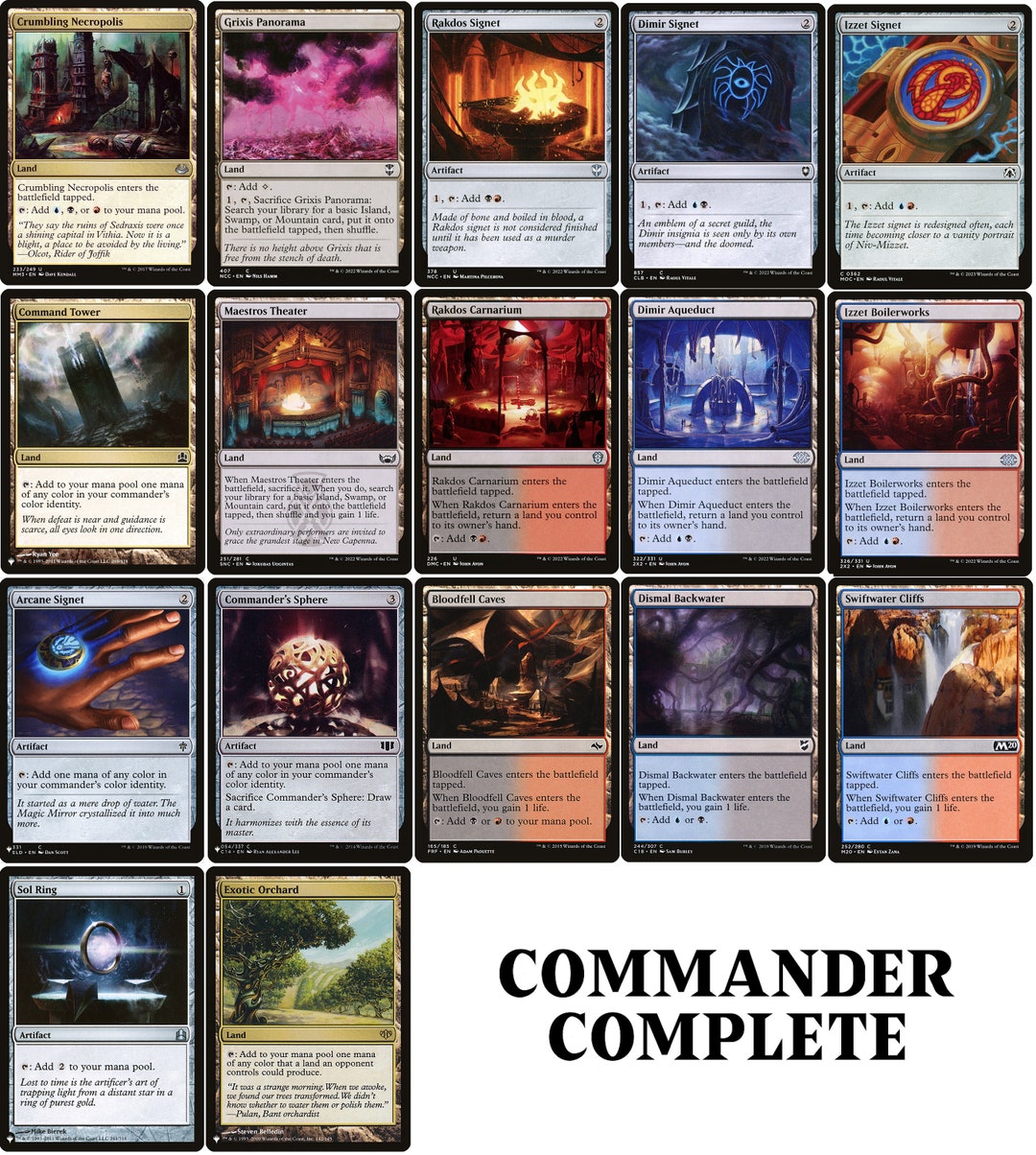 mtg grixis cards MAESTROS Blue/black/red Mana Commander Deck Builder Starter Pack Kit Culture Shocks Grixis Slavedriver | Conflux |