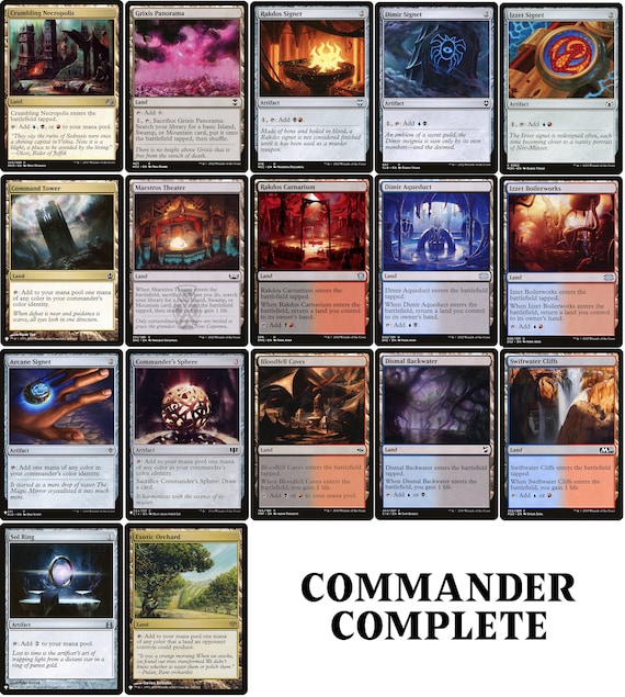 mtg deck builder based on owned cards GRIXIS MAESTROS Blue/Black/Red Mana Commander Starter Pack Kit Where to find deck build
