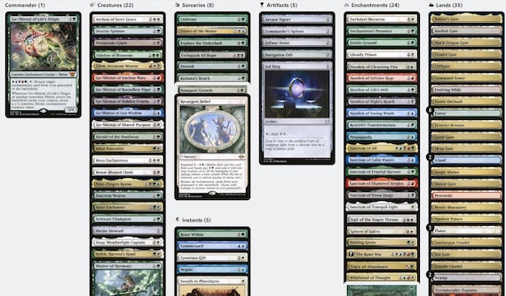 生命の起源の御神体 SHRINE ENCANTRESS マジック MTG カスタム統率者