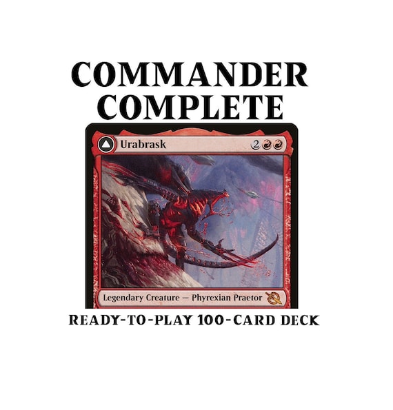 Urabrask / the Great Work RED SPELLS BURN Magic Mtg Custom Commander Deck -  Etsy