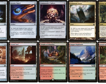 GRUUL Commander Deck Builder Starter Pack Kit Red/Green MANA Lands Artifacts