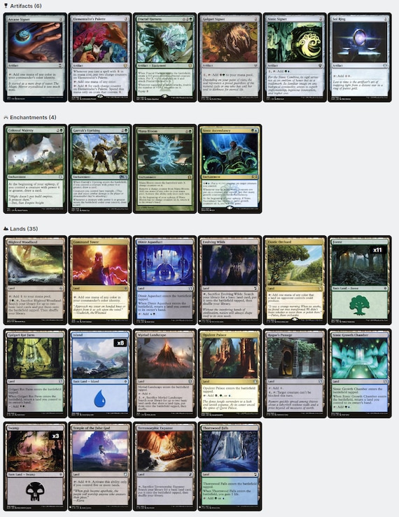 MTG 絶版デッキ Zaxara, the Exemplary Hydra Tribal Magic MTG Commander Deck - Etsy