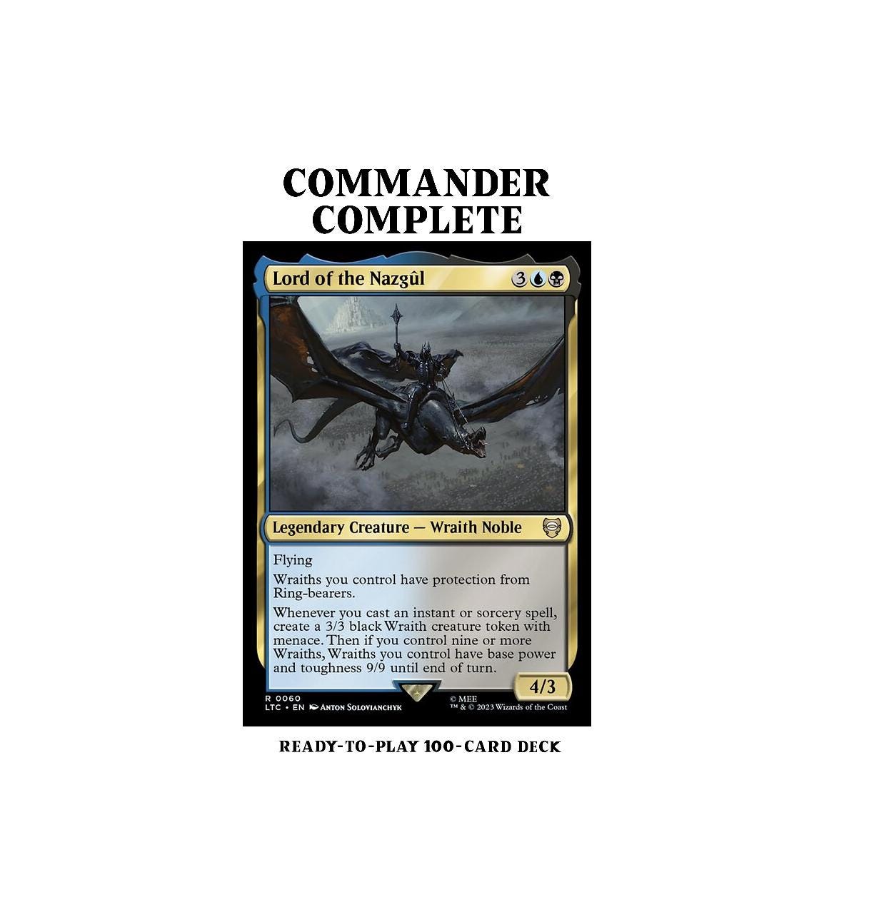 mtg nazgul deck commander A Second Look at Lord of the Nazgl EDH/Commander Tech! Overwhelm your opponents in the late game with an unstoppable army of wraiths Lord of the Nazgul LotR