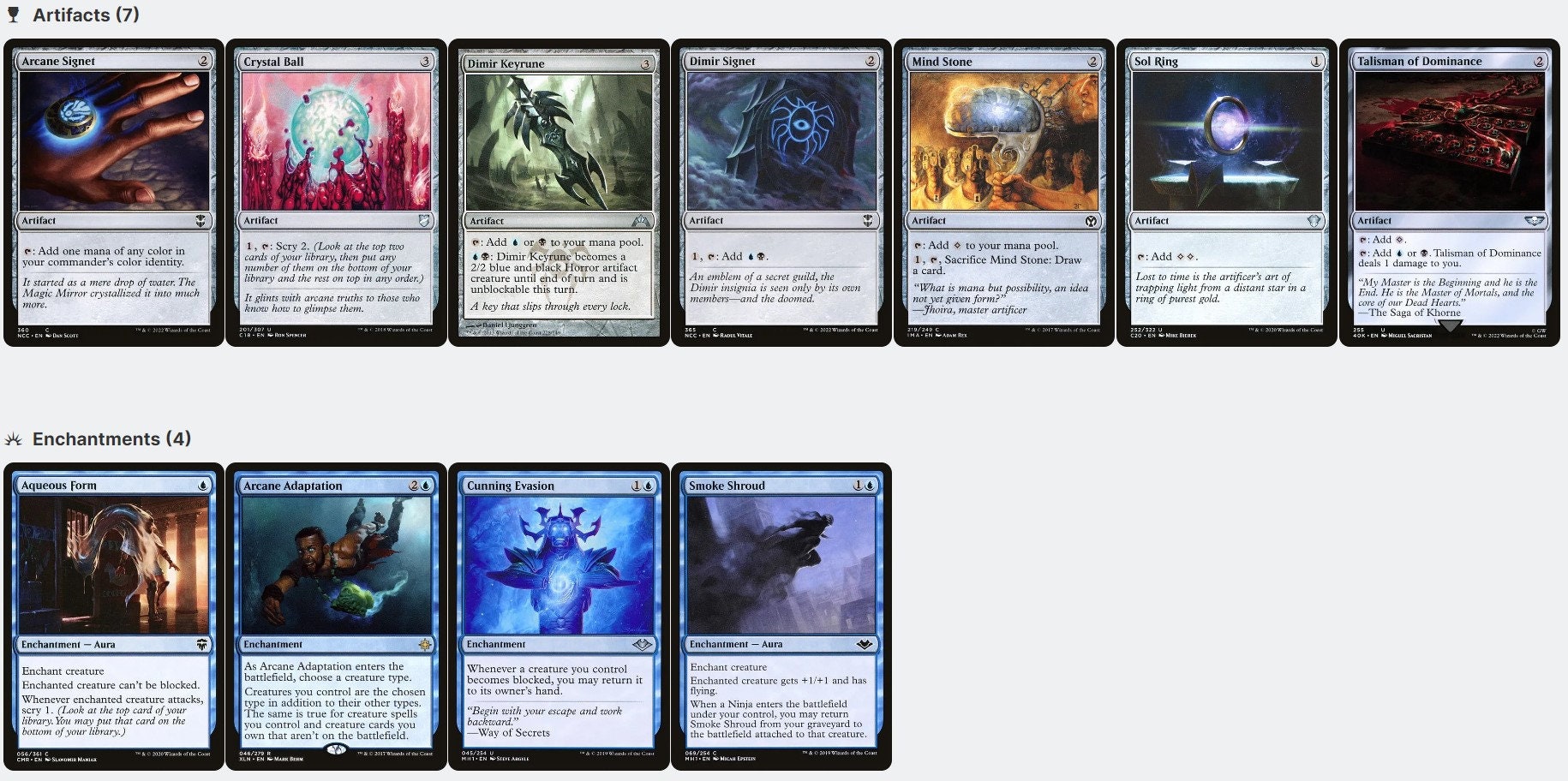 thumbnail image 2 of Grab The Yuriko Ninja Commander Deck – Ready-to-Play Magic: The Gathering Deck In Dimir Colors (Black/Blue) 2 of 3