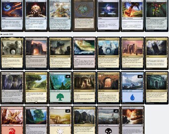 mtg kenrith commander deck EDH Set Quality Custom Art Blue Core Proxy & Token Foils Collection Kenrith, the Returned King Five-color